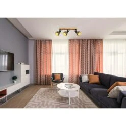 Globo Deckenstrahler LENNA 40 W, L X B X H: 54 X 12,5 X 25 Cm, E27, 3 Stk. -Beleuchtung 12 2767