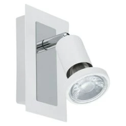 Eglo Sarria Deckenstrahler SARRIA 4,5 W, Weiß/Chrom, GU10, 1 Stk.