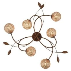 Paul Neuhaus Greta Deckenstrahler Rund 240 W, Ø X H: 650 Mm X 14,5 Cm, Gold, G9 -Beleuchtung 12 2785