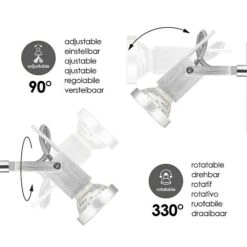 Home Sweet Home LED-Wandstrahler Cali 5,8 W, L X B X H: 11,5 X 11,5 X 14,5 Cm, Aluminium, Warmweiß -Beleuchtung 12 2815