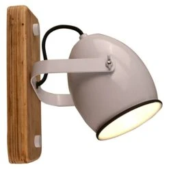 Wandstrahler 40 W, Weiß/Holz, E27 11 Wandstrahler 40 W, Weiß/Holz, E27 -Beleuchtung 12 2823