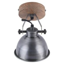 LeuchtenDirekt Samia Wandstrahler 40 W, L X B X H: 22,5 X 15,5 X 22 Cm, Eisen, E14