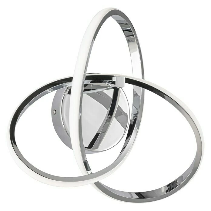 WOFI Indigo LED-Wandleuchte 14 W, L X B X H: 30 X 29 X 15 Cm, Chrom, Warmweiß 6 WOFI Indigo LED-Wandleuchte 14 W, L X B X H: 30 X 29 X 15 Cm, Chrom, Warmweiß – Bild 4