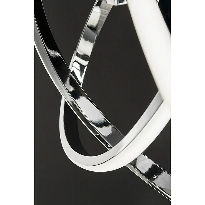 WOFI Indigo LED-Wandleuchte 14 W, L X B X H: 30 X 29 X 15 Cm, Chrom, Warmweiß 7 WOFI Indigo LED-Wandleuchte 14 W, L X B X H: 30 X 29 X 15 Cm, Chrom, Warmweiß – Bild 5