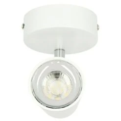 Reality Leuchten LED-Wandstrahler Toulouse 3 W, L X B X H: 12 X 40 X 15 Cm, Weiß, Warmweiß -Beleuchtung 12 2858