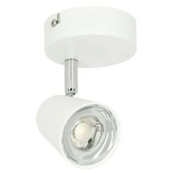 Reality Leuchten LED-Wandstrahler Toulouse 3 W, L X B X H: 12 X 40 X 15 Cm, Weiß, Warmweiß -Beleuchtung 12 2860