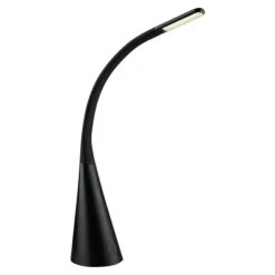 LED-Tischleuchte 3,5 W, L X B X H: 28,5 X 28,5 X 66 Cm, Schwarz, Warmweiß