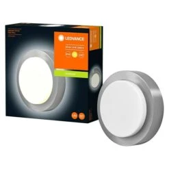 Ledvance LED-Außenwandleuchte Endura Disc Wall 8 W, 20 X 20 X 6 Cm, Silber, IP44 -Beleuchtung 12 2895