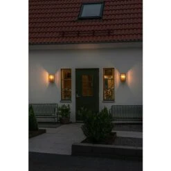 Konstsmide Außenwandleuchte Carpi 60 W, 13,5 X 18 X 30 Cm, Messing, IP44 -Beleuchtung 12 2934