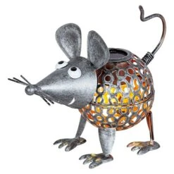 BAUHAUS Solarleuchte Maus 22,5 X 11,5 X 16 Cm, 1,2 V, Metall, Mit Leuchtmittel 11 BAUHAUS Solarleuchte Maus 22,5 X 11,5 X 16 Cm, 1,2 V, Metall, Mit Leuchtmittel -Beleuchtung 12 2944