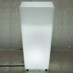 Pflanzsäule Eckig Melisa 30 30 X 30 X 60 Cm -Beleuchtung 12 2948