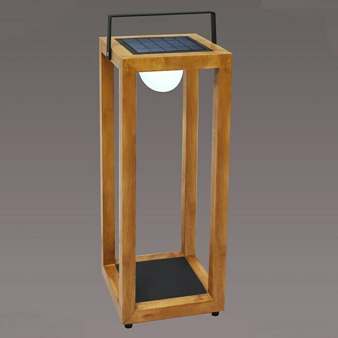 Solarleuchte Legna Holz, 0,4 W, L X B X H: 20 X 20 X 59 Cm, IP44 4 Solarleuchte Legna Holz, 0,4 W, L X B X H: 20 X 20 X 59 Cm, IP44 – Bild 2