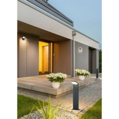 Trio Leuchten Außenwegeleuchte Pearl Anthrazit, Höhe: 50 Cm -Beleuchtung 12 2975