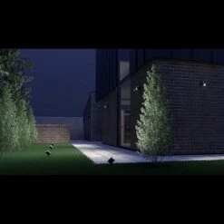 Steinel LED-Sensor-Außenwandleuchte Spot Duo S ANT 14,95 W, L X B X H: 9,8 X 24,7 X 17,5 Cm, Anthrazit, Warmweiß -Beleuchtung 12 2978