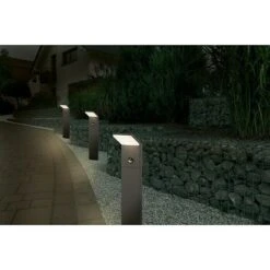 Trio Leuchten Außenwegeleuchte Pearl Anthrazit, Höhe: 50 Cm, Mit Bewegungsmelder -Beleuchtung 12 2983