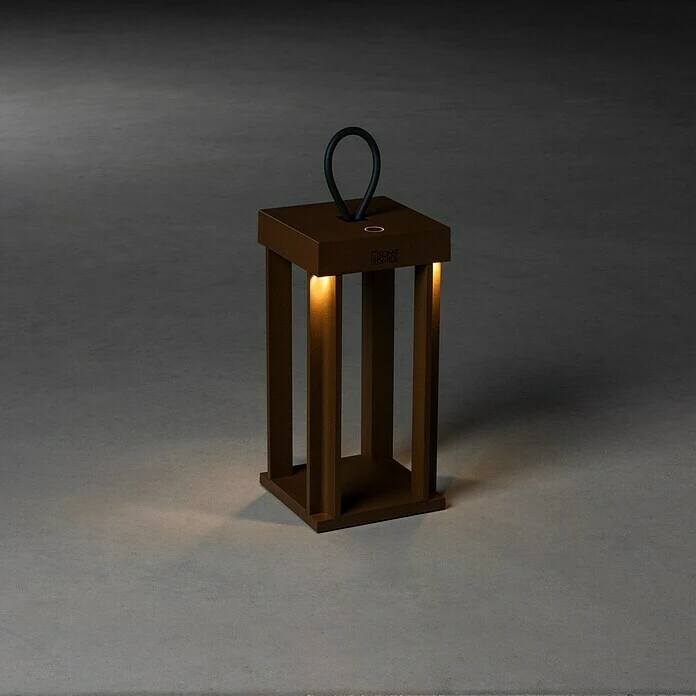 Konstsmide LED-Laterne Cannes 15 X 15 X 42 Cm, Rost 6 Konstsmide LED-Laterne Cannes 15 X 15 X 42 Cm, Rost – Bild 4