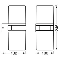 Ledvance Smart+ WiFi LED-Außenleuchte UPD Flare Farbe Gehäuse: Dunkelgrau, IP44, 13,2 X 10 X 24,6 Cm 13 Ledvance Smart+ WiFi LED-Außenleuchte UPD Flare Farbe Gehäuse: Dunkelgrau, IP44, 13,2 X 10 X 24,6 Cm -Beleuchtung 12 2996