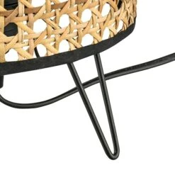 Lavida Tischleuchte Wien 40 W, Natur, Braun, E27 9 Lavida Tischleuchte Wien 40 W, Natur, Braun, E27 -Beleuchtung 12 3