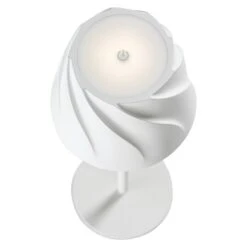 Starlux Akku-Tischleuchte Loreo L X B X H: 10 X 10 X 36 Cm, Weiß, Warmweiß -Beleuchtung 12 3016