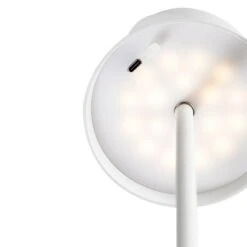 Starlux Akku-Tischleuchte Loreo L X B X H: 10 X 10 X 36 Cm, Weiß, Warmweiß -Beleuchtung 12 3017