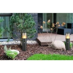 Globo Xeloo Sensor-Außenleuchte 60 W, Schwarz, 14 X 50 Cm -Beleuchtung 12 3023