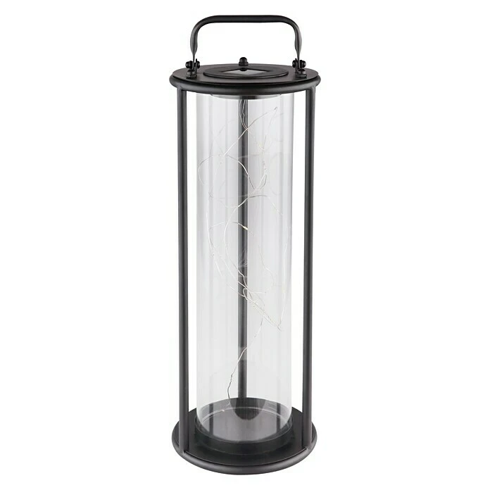 Globo Solarleuchte Ø X H: 15 X 40,5 Cm, Schwarz, LED 3 Globo Solarleuchte Ø X H: 15 X 40,5 Cm, Schwarz, LED