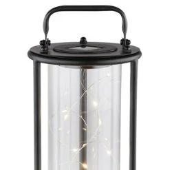 Globo Solarleuchte Ø X H: 15 X 40,5 Cm, Schwarz, LED 12 Globo Solarleuchte Ø X H: 15 X 40,5 Cm, Schwarz, LED -Beleuchtung 12 3028