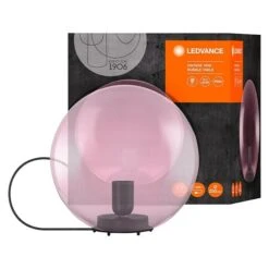 Ledvance Deko-Tischleuchte BUBBLE L X B X H: 25 X 25 X 245 Cm, Pink, E27 -Beleuchtung 12 306