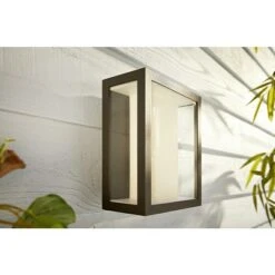 Philips Hue LED-Außenwandleuchte Impress 8 W, 11,7 X 19 X 24 Cm, Schwarz, IP44 -Beleuchtung 12 3092