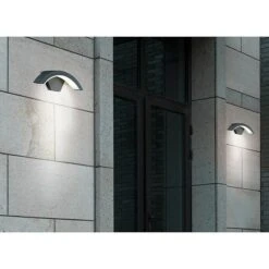 Trio Leuchten Außenwandleuchte Harlem 6 W, 9 X 29,4 X 10 Cm, Anthrazit, IP54