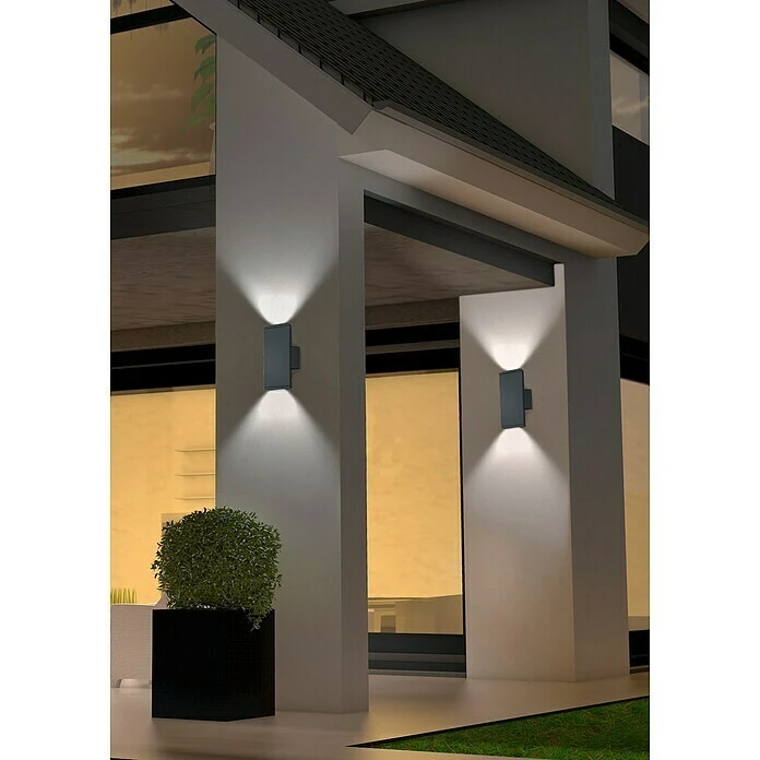 Trio Leuchten Außenwandleuchte Colorado 3 W, 6,5 X 9 X 20 Cm, Anthrazit, IP54 3 Trio Leuchten Außenwandleuchte Colorado 3 W, 6,5 X 9 X 20 Cm, Anthrazit, IP54