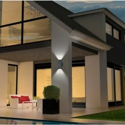 Trio Leuchten Außenwandleuchte Colorado 3 W, 6,5 X 9 X 20 Cm, Anthrazit, IP54 8 Trio Leuchten Außenwandleuchte Colorado 3 W, 6,5 X 9 X 20 Cm, Anthrazit, IP54 -Beleuchtung 12 3100