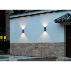 Trio Leuchten Außenwandleuchte Colorado 3 W, 6,5 X 9 X 20 Cm, Anthrazit, IP54 9 Trio Leuchten Außenwandleuchte Colorado 3 W, 6,5 X 9 X 20 Cm, Anthrazit, IP54 -Beleuchtung 12 3101