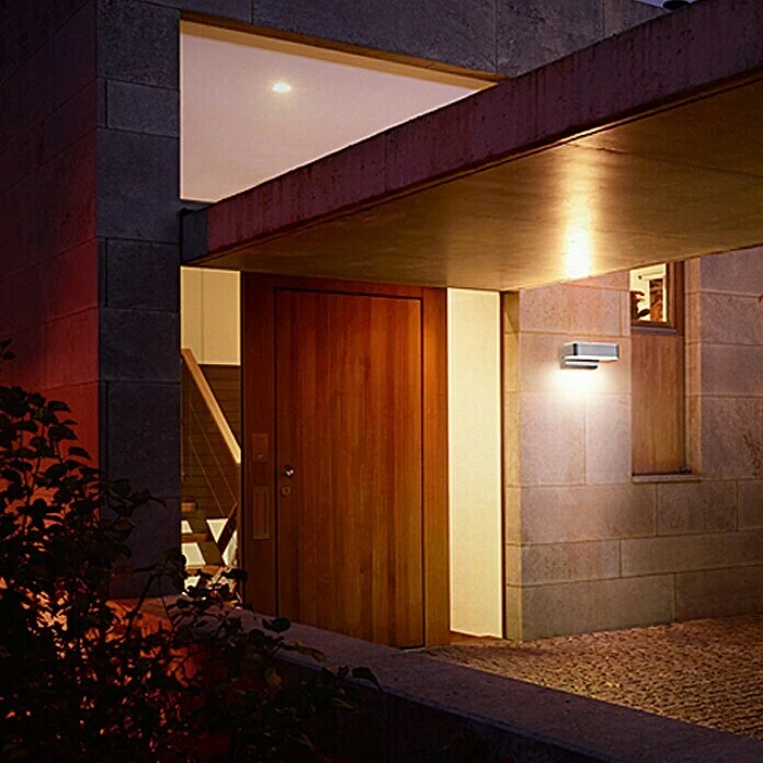 Steinel LED-Außenwandleuchte L 800 S SI 7,5 W, 145 X 230 X 88 Mm, Silber, IP44 5 Steinel LED-Außenwandleuchte L 800 S SI 7,5 W, 145 X 230 X 88 Mm, Silber, IP44 – Bild 3