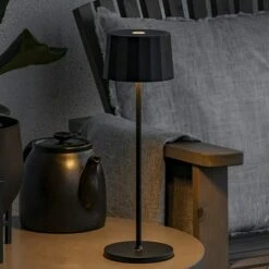 Konstsmide LED-Tischleuchte Positano Schwarz