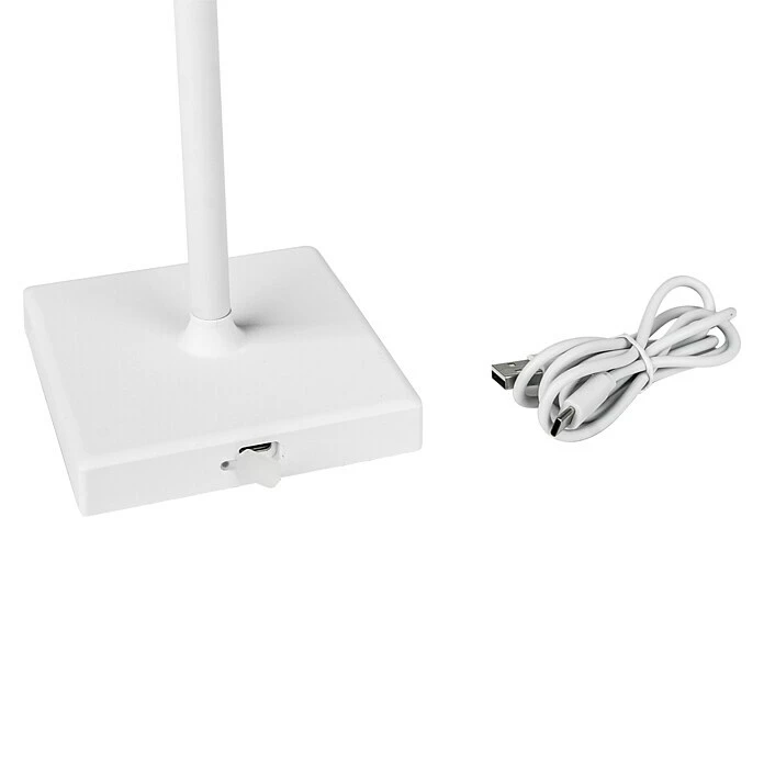 Globo Akku-Tischleuchte GREGOIR Weiß, Warmweiß 5 Globo Akku-Tischleuchte GREGOIR Weiß, Warmweiß – Bild 3