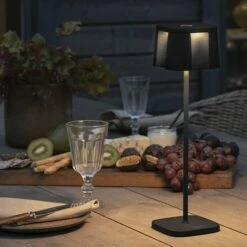 Konstsmide LED-Tischleuchte Nice L X B X H: 10 X 10 X 36 Cm, Warmweiß, Schwarz