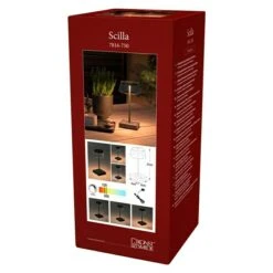 Konstsmide LED-Tischleuchte Scilla L X B X H: 11 X 11 X 27 Cm, Warmweiß, Schwarz 13 Konstsmide LED-Tischleuchte Scilla L X B X H: 11 X 11 X 27 Cm, Warmweiß, Schwarz -Beleuchtung 12 3161