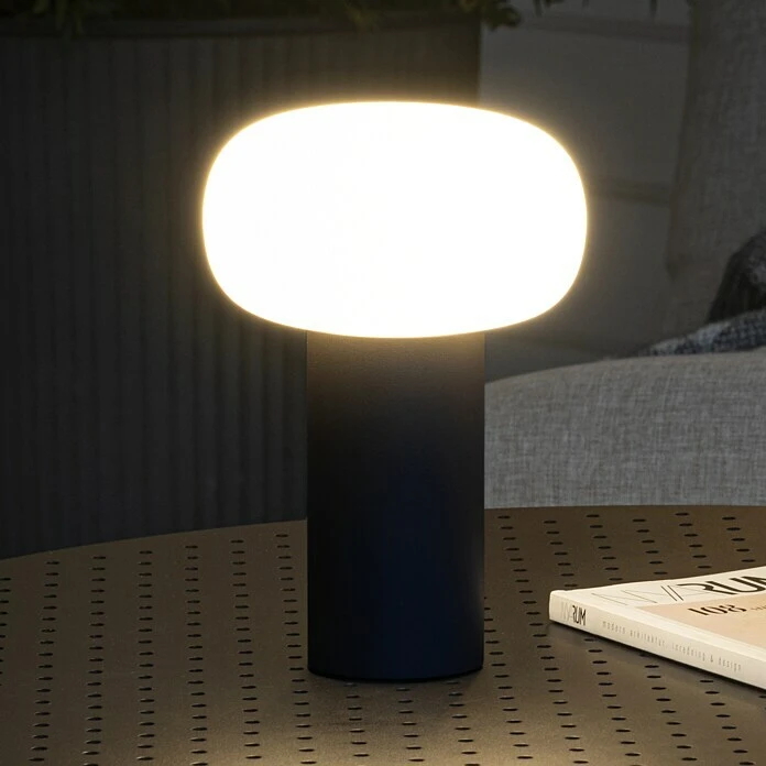 Konstsmide Akku-Tischleuchte Antibes L X B X H: 13 X 13 X 19 Cm, Schwarz, Mehrfarbig 3 Konstsmide Akku-Tischleuchte Antibes L X B X H: 13 X 13 X 19 Cm, Schwarz, Mehrfarbig