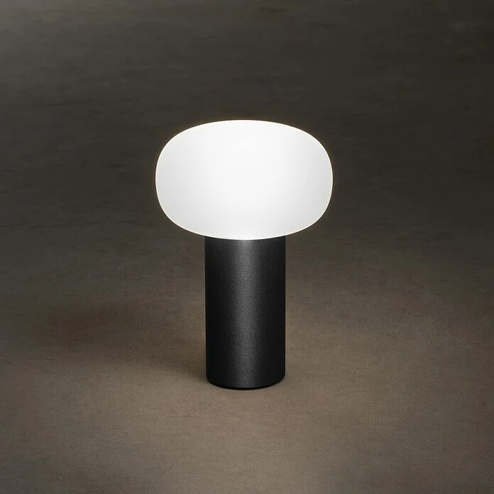 Konstsmide Akku-Tischleuchte Antibes L X B X H: 13 X 13 X 19 Cm, Schwarz, Mehrfarbig 4 Konstsmide Akku-Tischleuchte Antibes L X B X H: 13 X 13 X 19 Cm, Schwarz, Mehrfarbig – Bild 2