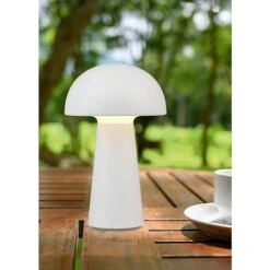 Trio Leuchten LED-Tischleuchte Lennon Warmweiß, Weiß