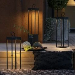 Konstsmide LED-Laterne Ravello 15 X 15 X 50 Cm, Schwarz