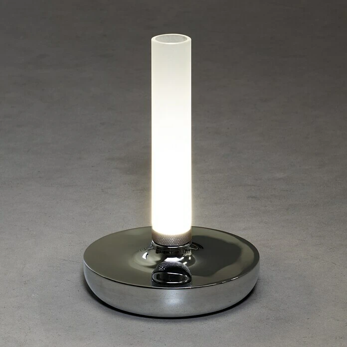 Konstsmide Akku-Tischleuchte Biarritz L X B X H: 13,5 X 13,5 X 20,5 Cm, Silber 4 Konstsmide Akku-Tischleuchte Biarritz L X B X H: 13,5 X 13,5 X 20,5 Cm, Silber – Bild 2