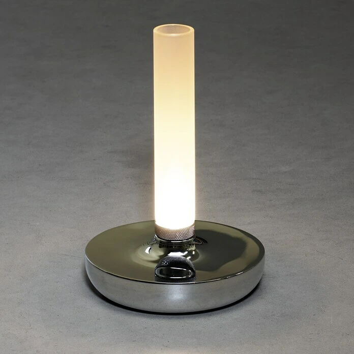 Konstsmide Akku-Tischleuchte Biarritz L X B X H: 13,5 X 13,5 X 20,5 Cm, Silber 5 Konstsmide Akku-Tischleuchte Biarritz L X B X H: 13,5 X 13,5 X 20,5 Cm, Silber – Bild 3