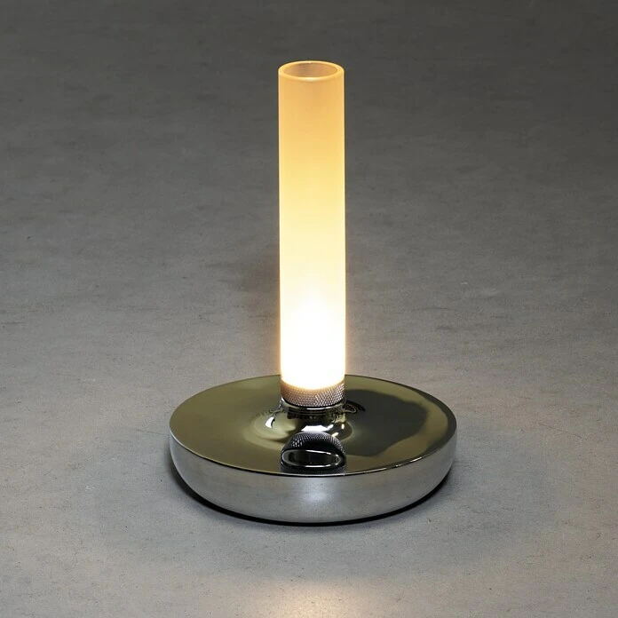 Konstsmide Akku-Tischleuchte Biarritz L X B X H: 13,5 X 13,5 X 20,5 Cm, Silber 6 Konstsmide Akku-Tischleuchte Biarritz L X B X H: 13,5 X 13,5 X 20,5 Cm, Silber – Bild 4