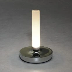 Konstsmide Akku-Tischleuchte Biarritz L X B X H: 13,5 X 13,5 X 20,5 Cm, Silber 12 Konstsmide Akku-Tischleuchte Biarritz L X B X H: 13,5 X 13,5 X 20,5 Cm, Silber -Beleuchtung 12 3245