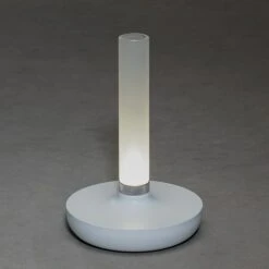 Konstsmide Akku-Tischleuchte Biarritz L X B X H: 13,5 X 13,5 X 20,5 Cm, Weiß -Beleuchtung 12 3255