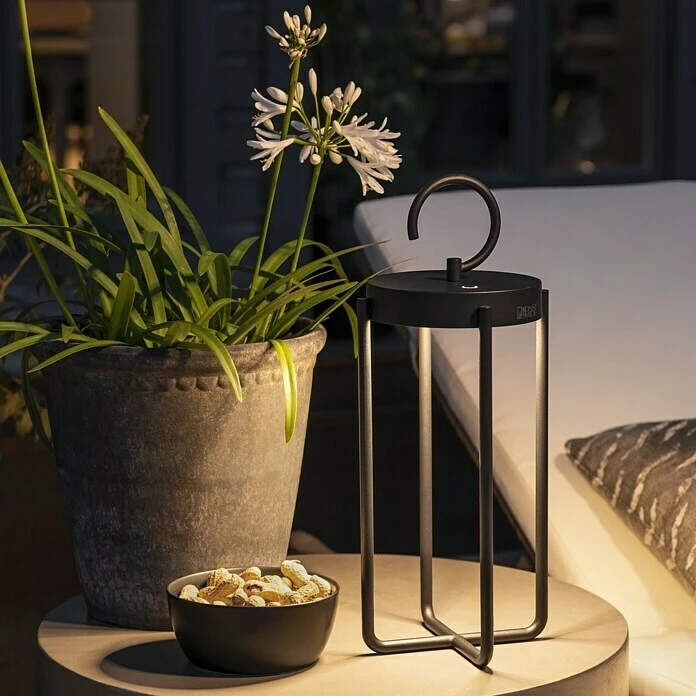 Konstsmide LED-Laterne Manorola 15,5 X 15 X 39 Cm, Schwarz 3 Konstsmide LED-Laterne Manorola 15,5 X 15 X 39 Cm, Schwarz