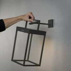 Konstsmide LED-Laterne Portofino 15,5 X 18,5 X 30 Cm, Schwarz -Beleuchtung 12 3270