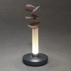 Konstsmide Akku-Tischleuchte Biarritz L X B X H: 13,5 X 13,5 X 20,5 Cm, Dunkelgrau